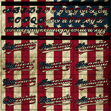 Load image into Gallery viewer, Custom Stitched Crimson Vintage USA Flag Cream-Black 3D American Flag Sports Pullover Sweatshirt Hoodie
