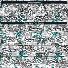 Load image into Gallery viewer, Custom Stitched Camo White-Black 3D Tropical Jungle Animal Sports Pullover Sweatshirt Salute To Service Hoodie
