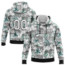 Load image into Gallery viewer, Custom Stitched Camo White-Black 3D Tropical Jungle Animal Sports Pullover Sweatshirt Salute To Service Hoodie
