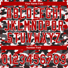 Load image into Gallery viewer, Custom Stitched Camo Red-White 3D Sports Pullover Sweatshirt Salute To Service Hoodie
