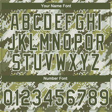 Load image into Gallery viewer, Custom Stitched Camo Olive-White 3D Sports Pullover Sweatshirt Salute To Service Hoodie
