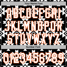 Load image into Gallery viewer, Custom Stitched Black White-Orange 3D Mexico Aztec Pattern Sports Pullover Sweatshirt Hoodie
