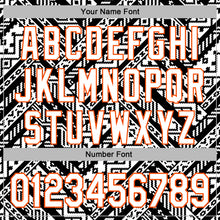 Load image into Gallery viewer, Custom Stitched White Black-Orange 3D Mexico Aztec Pattern Sports Pullover Sweatshirt Hoodie
