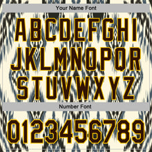 Load image into Gallery viewer, Custom Stitched Cream Brown Blue-Yellow 3D Mexico Aztec Pattern Sports Pullover Sweatshirt Hoodie
