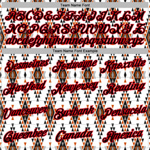 Load image into Gallery viewer, Custom Stitched White Black Orange Gray-Fire Red 3D Mexico Aztec Pattern Sports Pullover Sweatshirt Hoodie
