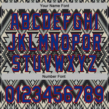Load image into Gallery viewer, Custom Stitched Black Royal Gray-Red 3D Mexico Aztec Pattern Sports Pullover Sweatshirt Hoodie
