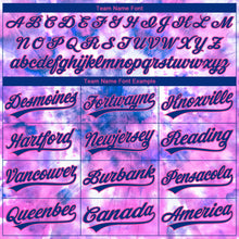 Загрузить изображение в средство просмотра галереи, Custom Stitched Tie Dye Royal-Pink 3D Sports Pullover Sweatshirt Hoodie
