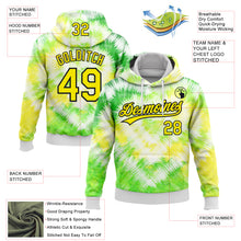 Загрузить изображение в средство просмотра галереи, Custom Stitched Tie Dye Light Yellow-Black 3D Sports Pullover Sweatshirt Hoodie
