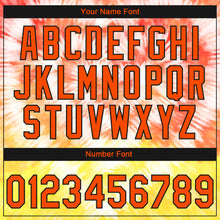 Загрузить изображение в средство просмотра галереи, Custom Stitched Tie Dye Orange-Black 3D Sports Pullover Sweatshirt Hoodie
