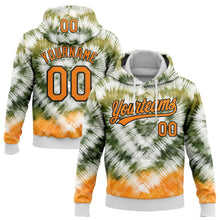Загрузить изображение в средство просмотра галереи, Custom Stitched Tie Dye Bay Orange-Black 3D Sports Pullover Sweatshirt Hoodie
