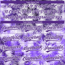 Загрузить изображение в средство просмотра галереи, Custom Stitched Tie Dye Purple-White 3D Sports Pullover Sweatshirt Hoodie
