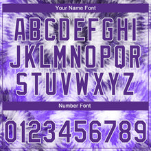 Загрузить изображение в средство просмотра галереи, Custom Stitched Tie Dye Purple-White 3D Sports Pullover Sweatshirt Hoodie
