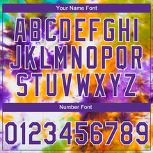 Загрузить изображение в средство просмотра галереи, Custom Stitched Tie Dye Purple-White 3D Sports Pullover Sweatshirt Hoodie
