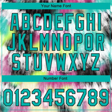 Загрузить изображение в средство просмотра галереи, Custom Stitched Tie Dye Aqua-Black 3D Sports Pullover Sweatshirt Hoodie
