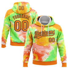 Загрузить изображение в средство просмотра галереи, Custom Stitched Tie Dye Bay Orange-Black 3D Sports Pullover Sweatshirt Hoodie
