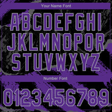 Загрузить изображение в средство просмотра галереи, Custom Stitched Black Purple Gray-Steel Gray 3D Pattern Design Splash Sports Pullover Sweatshirt Hoodie
