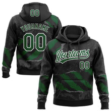 Загрузить изображение в средство просмотра галереи, Custom Stitched Black Green Steel Gray-White 3D Pattern Design Splash Sports Pullover Sweatshirt Hoodie
