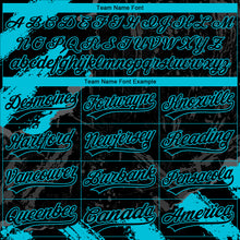 Загрузить изображение в средство просмотра галереи, Custom Stitched Black Lakes Blue-Steel Gray 3D Pattern Design Splash Sports Pullover Sweatshirt Hoodie
