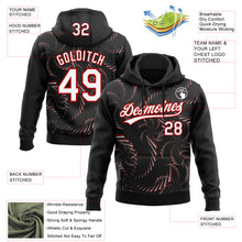 Загрузить изображение в средство просмотра галереи, Custom Stitched Black White-Red 3D Pattern Design Line Sportswear Pullover Sweatshirt Hoodie
