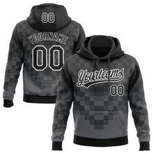 Загрузить изображение в средство просмотра галереи, Custom Stitched Black White 3D Pattern Design Line Sportswear Pullover Sweatshirt Hoodie
