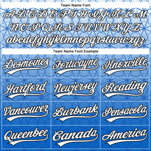 Custom Stitched Blue White-Black 3D Pattern Design Gradient Line Sportswear Pullover Sweatshirt Hoodie