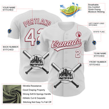 Charger l&#39;image dans la galerie, Custom White Cardinal-Black 3D Urban City Edition Sports Authentic Baseball Jersey
