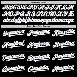 Custom Black White-Gray 3D Urban City Edition Sports Authentic Baseball Jersey