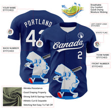 Charger l&#39;image dans la galerie, Custom Blue White-Red 3D Urban City Edition Sports Authentic Baseball Jersey

