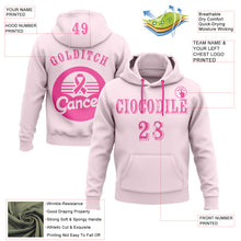 Загрузить изображение в средство просмотра галереи, Custom Pink White 3D Pink Ribbon Breast Cancer Awareness Women Health Care Support Sports Pullover Sweatshirt Hoodie
