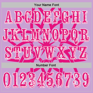 Custom Light Purple Hot Pink-White 3D Pink Ribbon Breast Cancer Awareness Women Health Care Support Sports Pullover Sweatshirt Hoodie