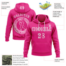 Загрузить изображение в средство просмотра галереи, Custom Hot Pink White 3D Pink Ribbon Breast Cancer Awareness Women Health Care Support Sports Pullover Sweatshirt Hoodie
