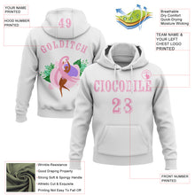 Загрузить изображение в средство просмотра галереи, Custom White Light Pink 3D Pink Ribbon Breast Cancer Awareness Women Health Care Support Sports Pullover Sweatshirt Hoodie
