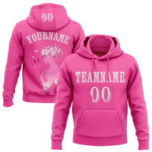 Загрузить изображение в средство просмотра галереи, Custom Pink White 3D Pink Ribbon Breast Cancer Awareness Women Health Care Support Sports Pullover Sweatshirt Hoodie

