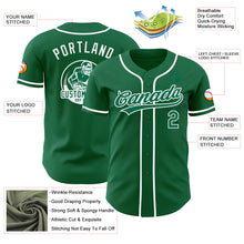 Laden Sie das Bild in den Galerie-Viewer, Custom Kelly Green-White Authentic Baseball Jersey

