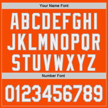 Load image into Gallery viewer, Custom Orange White-Gray Authentic Baseball Jersey
