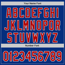 Load image into Gallery viewer, Custom Royal Red-White Authentic Baseball Jersey

