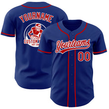 Load image into Gallery viewer, Custom Royal Red-White Authentic Baseball Jersey
