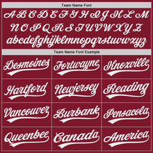 Load image into Gallery viewer, Custom Crimson-White Authentic Baseball Jersey
