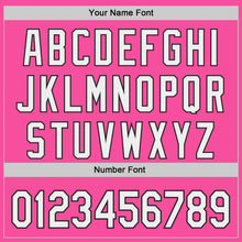 Laden Sie das Bild in den Galerie-Viewer, Custom Pink White-Black Authentic Baseball Jersey
