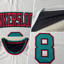 Charger l&#39;image dans la galerie, Custom Reversible Black Neon Pink-Aqua Double Side Basketball Jersey
