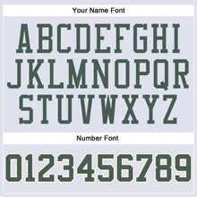 Load image into Gallery viewer, Custom White Green-Cream Round Neck Suit Basketball Jersey
