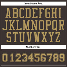 Charger l'image dans la galerie, Custom Brown Old Gold Round Neck Suit Basketball Jersey
