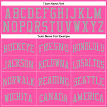 Загрузить изображение в средство просмотра галереи, Custom Pink Gray Round Neck Suit Basketball Jersey
