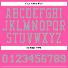 Загрузить изображение в средство просмотра галереи, Custom Pink Gray Round Neck Suit Basketball Jersey
