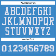 Laden Sie das Bild in den Galerie-Viewer, Custom Blue White Round Neck Suit Basketball Jersey
