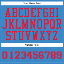 Laden Sie das Bild in den Galerie-Viewer, Custom Blue Red Round Neck Suit Basketball Jersey
