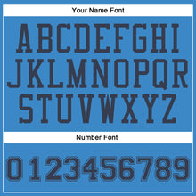 Laden Sie das Bild in den Galerie-Viewer, Custom Blue Navy Round Neck Suit Basketball Jersey
