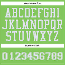 Laden Sie das Bild in den Galerie-Viewer, Custom Neon Green White Round Neck Suit Basketball Jersey
