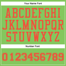 Laden Sie das Bild in den Galerie-Viewer, Custom Neon Green Orange Round Neck Suit Basketball Jersey
