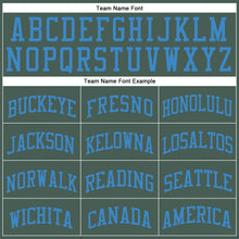 Laden Sie das Bild in den Galerie-Viewer, Custom Green Blue Round Neck Suit Basketball Jersey
